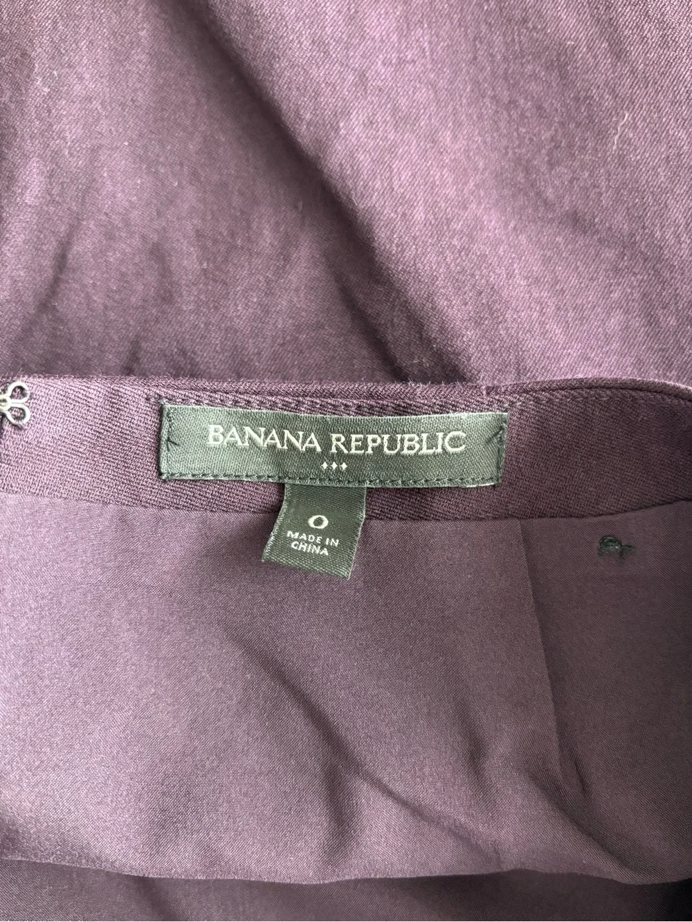 Banana Republic Plum Pencil Skirt Sz 0